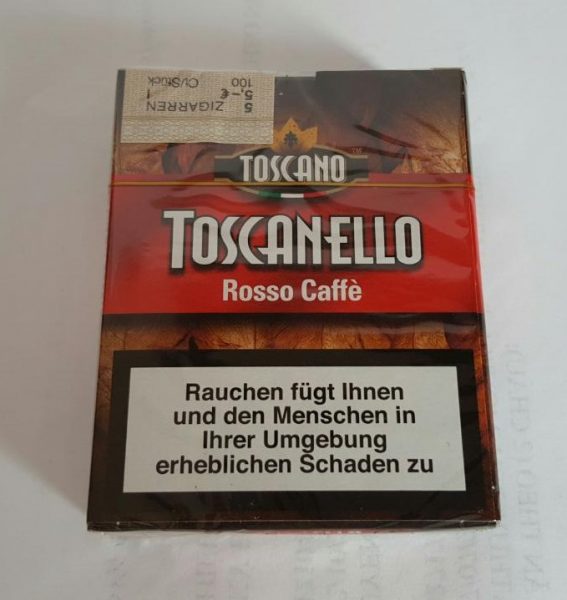 Xì gà italia Toscanello Giallo Vaniglia hộp 50 điếu