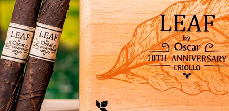 Leaf by Oscar 10th Anniversary Criollo hộp gỗ 20 điếu