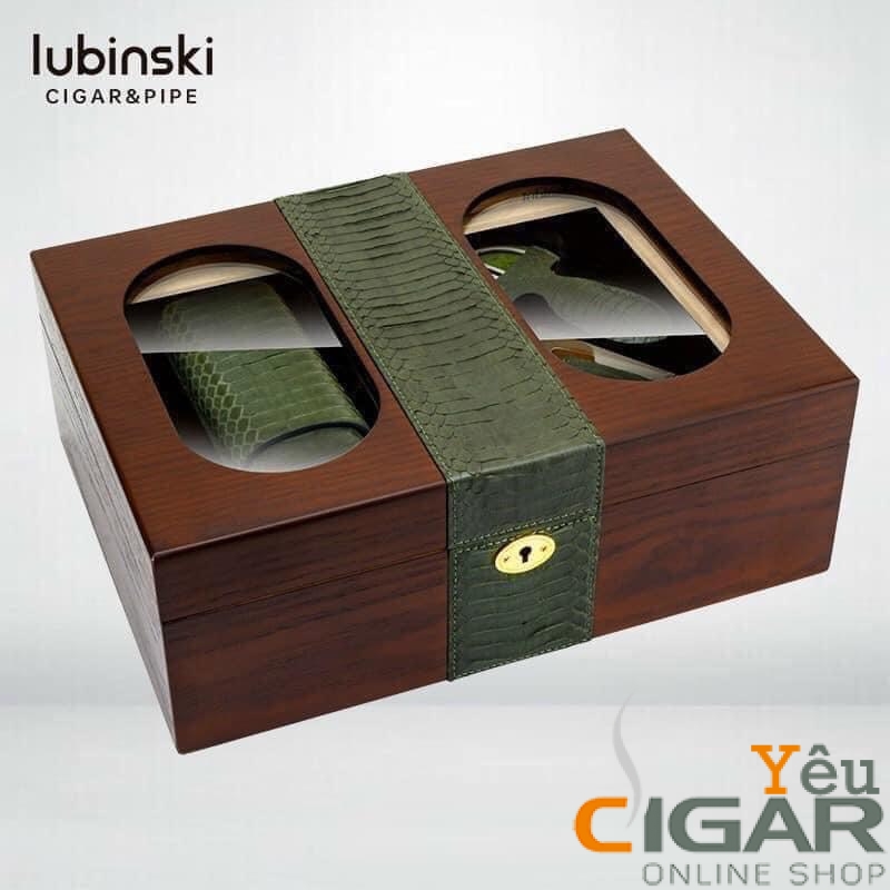 Hộp giữ ẩm xì gà kèm Set phụ kiện Lubinski YJA 60019