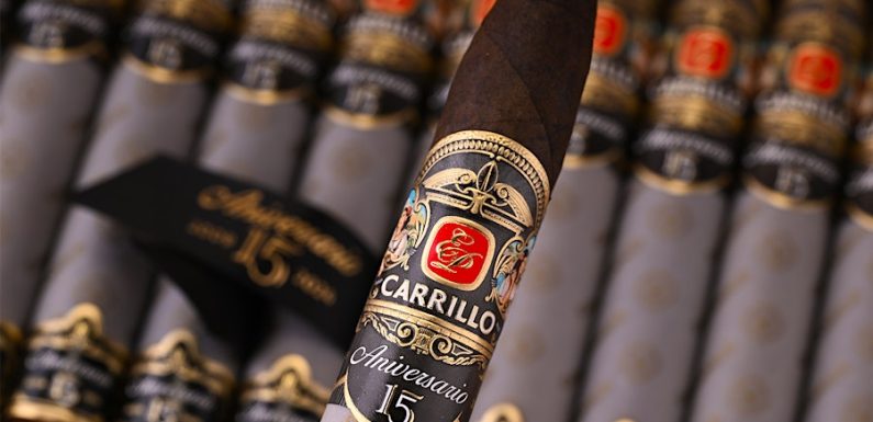 E.P. Carrillo phát hành xì gà kỷ niệm 15 năm