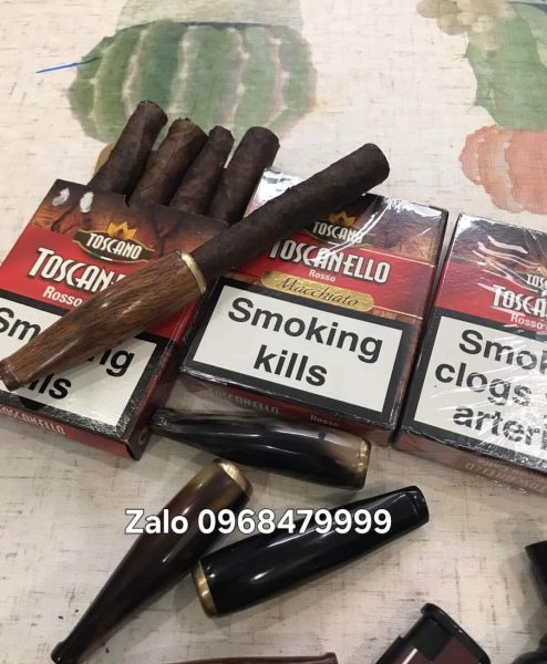 Tẩu bắt tóp cigar Toscanello sừng Gỗ đẹp rẻ nhất