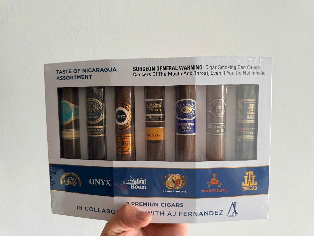 Xì gà Taste of Nicaragua by AJ Fernandez 7-Cigar Sampler