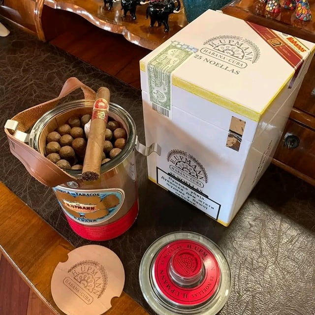 H. Upmann Noellas Jar LCDH – Corona Cosacos nhẹ nhàng, hương caramel & cinnamon tinh tế