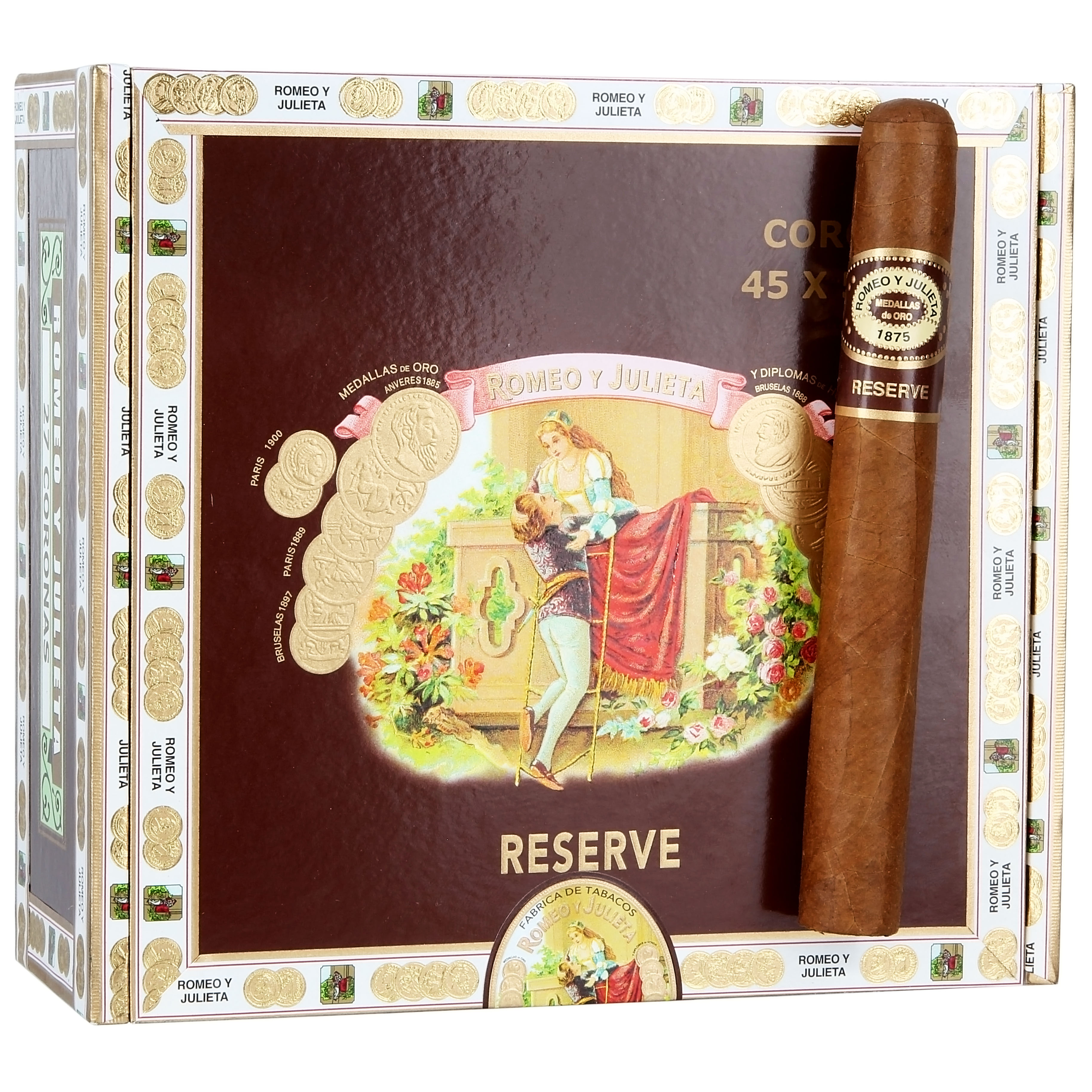 Romeo y Julieta Reserve Corona 5"5/8 × 45