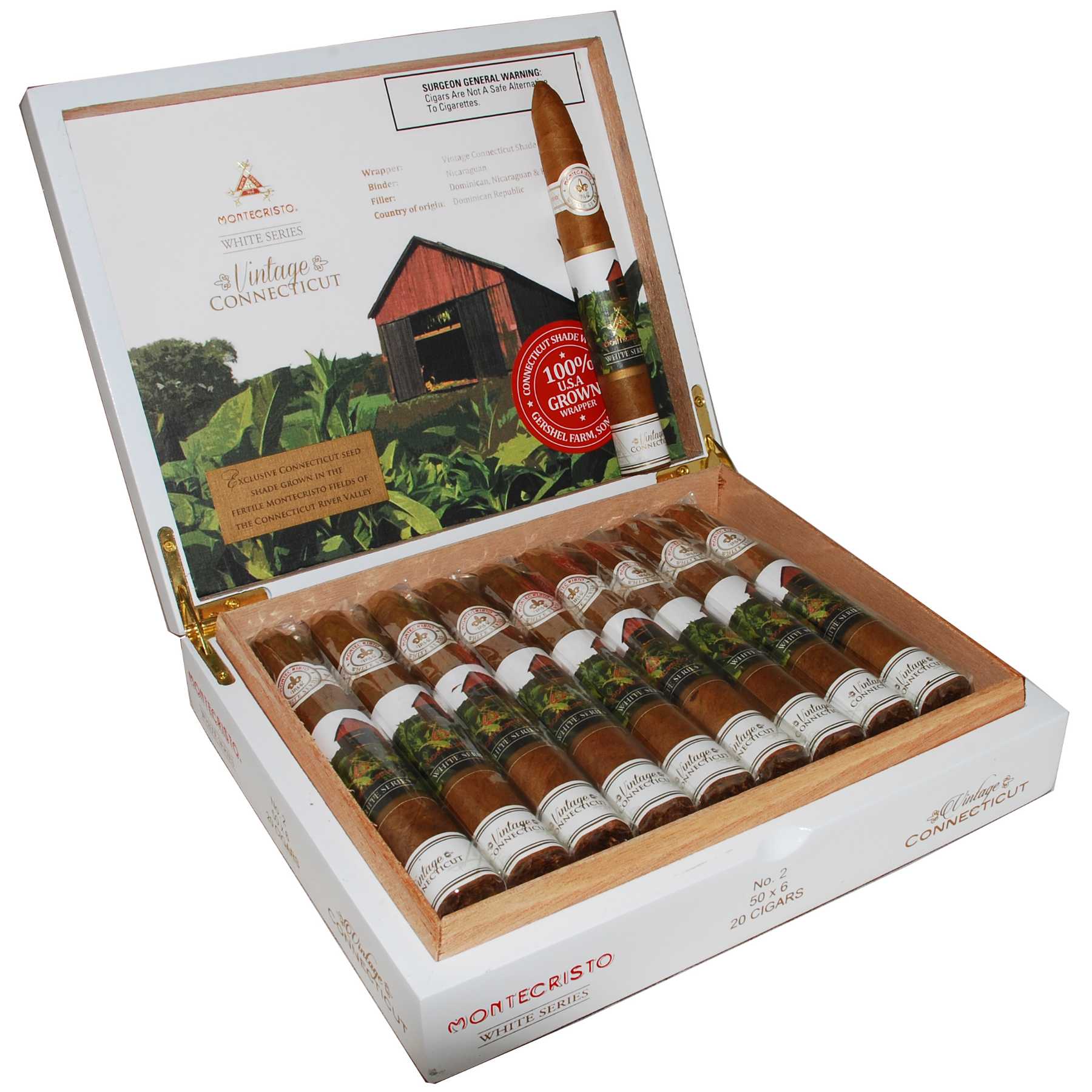 Xì gà Montecristo White Vintage Connecticut No. 2
