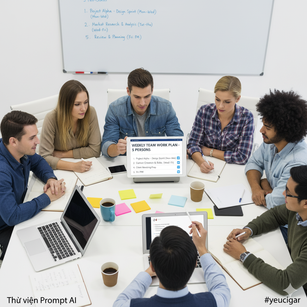 Prompt ChatGPT lập kế hoạch làm việc