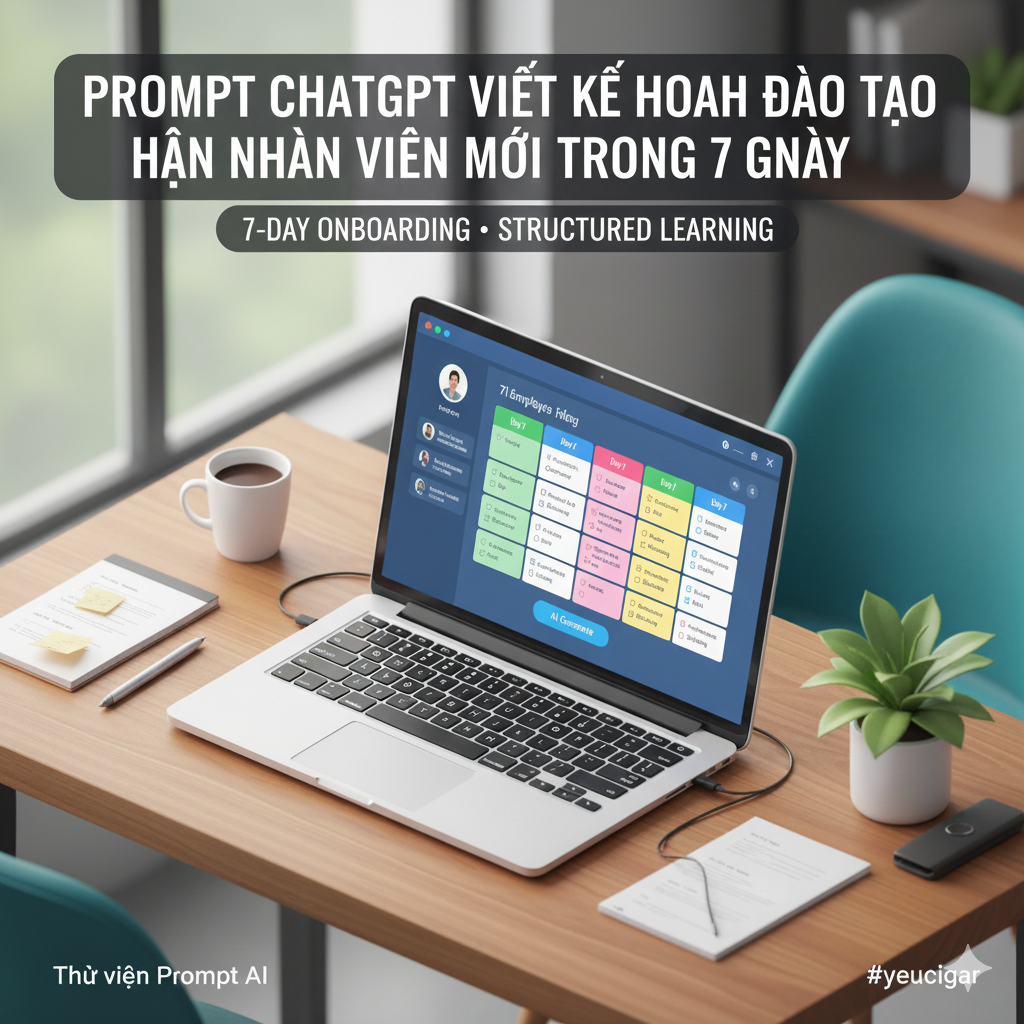 Prompt ChatGPT viết kế hoạch đào tạo nhân viên