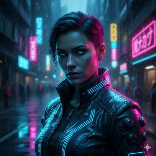 Prompt ChatGPT tạo chân dung phong cách Cyberpunk Neon tương lai Prompt ChatGPT tạo chân dung phong cách Cyberpunk Neon
