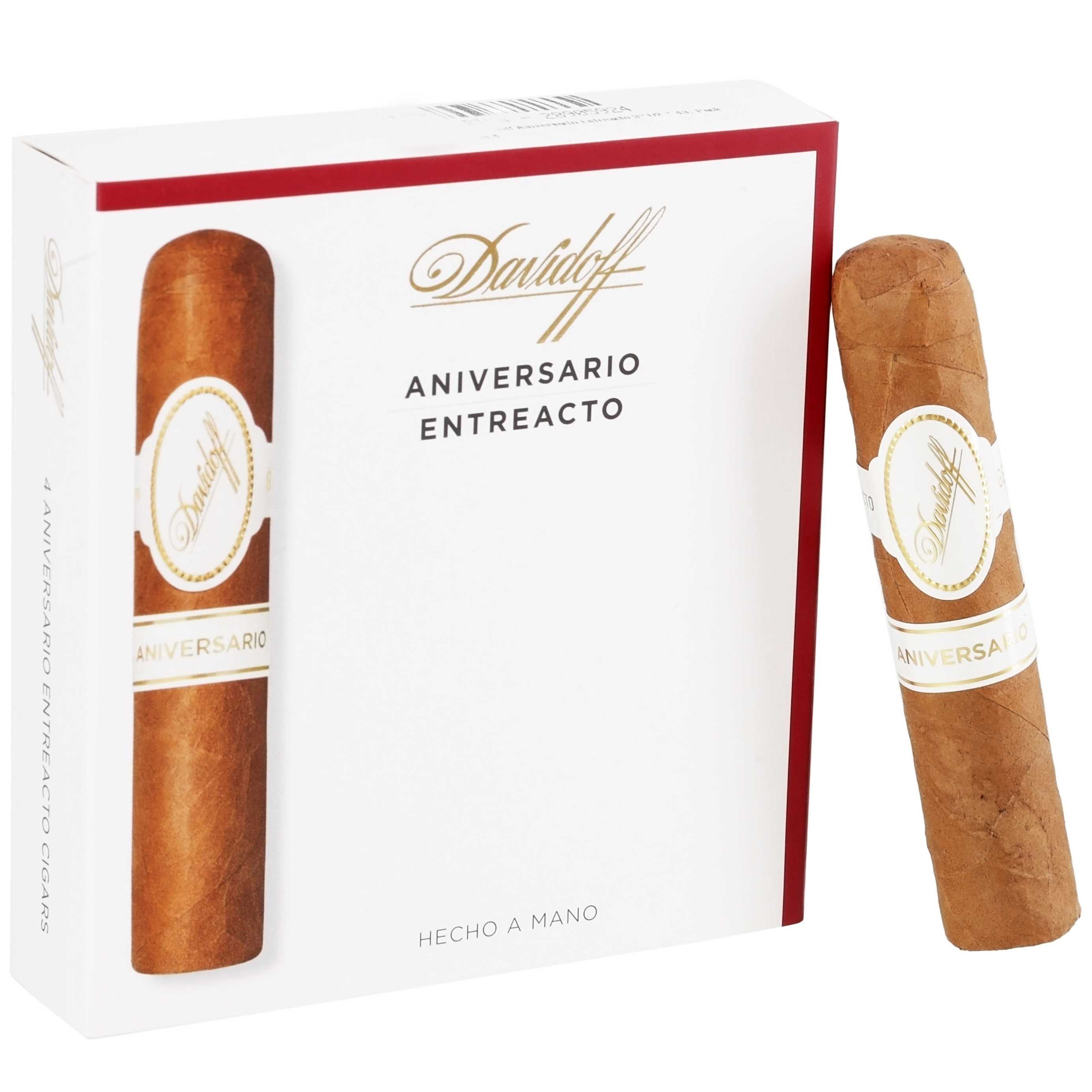 Davidoff Aniversario Entreacto – 3″1/2 × 43: “ca khúc dạo đầu” 20 phút đầy da, hạt và tiêu Davidoff Aniversario Entreacto hộp giấy
