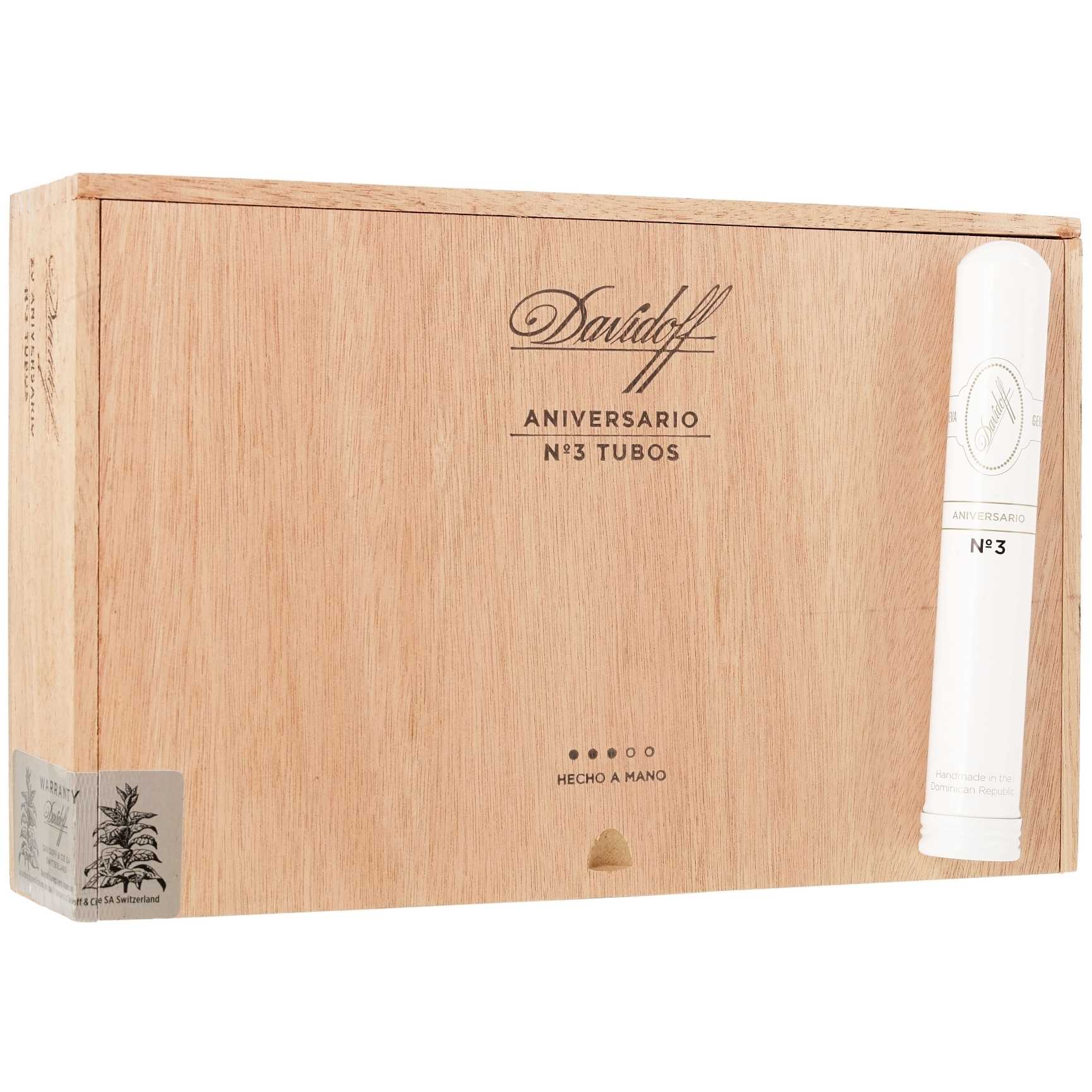 Davidoff Aniversario No. 3 Tubos 6x50 hộp 20