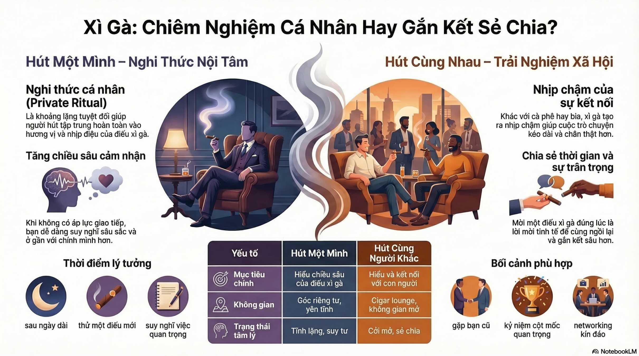 Podcast Cigar - Khi nào nên hút xì gà một mình